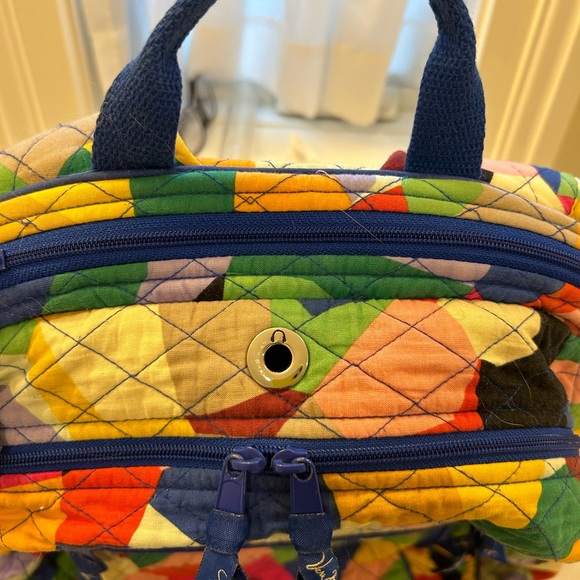 Vera Bradley Campus large backpack with padded back. Pop Art pattern. - Picture 6 of 13